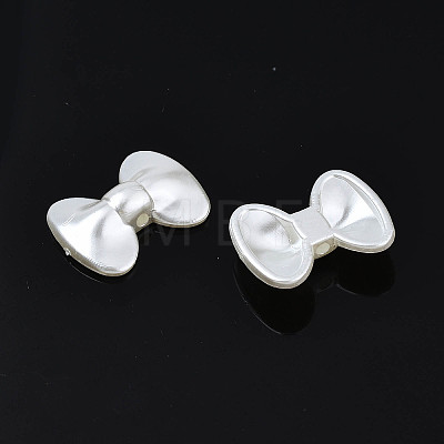 ABS Plastic Imitation Pearl Beads X-OACR-Q182-09-1