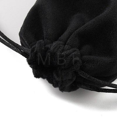 Velvet Jewelry Drawstring Storage Pouches ABAG-P013-02B-01-1