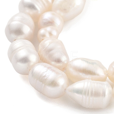 Natural Cultured Freshwater Pearl Beads Strands PEAR-P062-08A-1