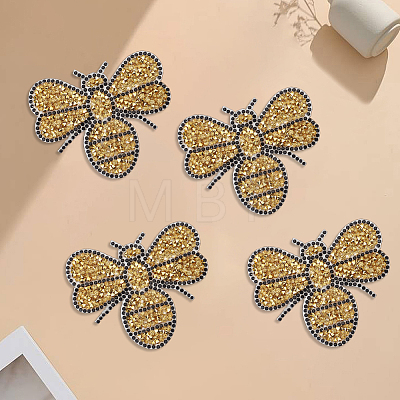 8Pcs Rhinestones Sew on/Iron on Patches DIY-GF0014-05-1