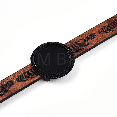 PU Leather Cord Bracelet Making MAK-TAC0002-04EB-04-1