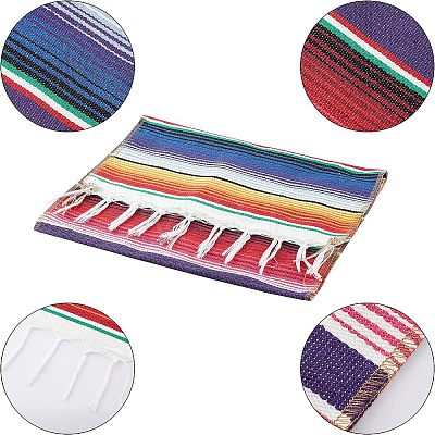 Cotton Flag Placemats for Dining Table and Felt Pennant Flags DJEW-FG0001-03-1