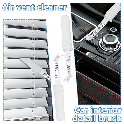 12Pcs 2 Styles Superfine Fiber Cleaning Brushes AJEW-OC0015-44-1