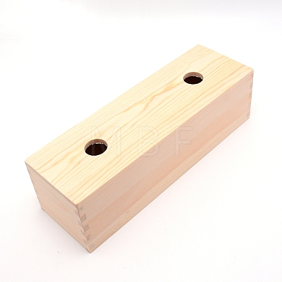 Wooden Soap Mold Box WOOD-WH0112-70-1