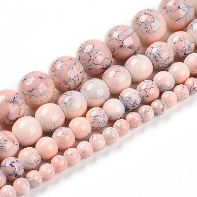 Baking Paint Glass Beads X1-DGLA-N003-8mm-C02-1