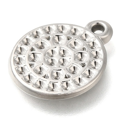 304 Stainless Steel Pendant Rhinestone Settings STAS-I310-21P-1