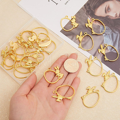 CHGCRAFT 20PCS Alloy Pendants FIND-CA0008-70-1