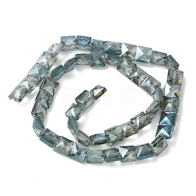 Electroplate Glass Beads Strands EGLA-L045-B-FR01-1