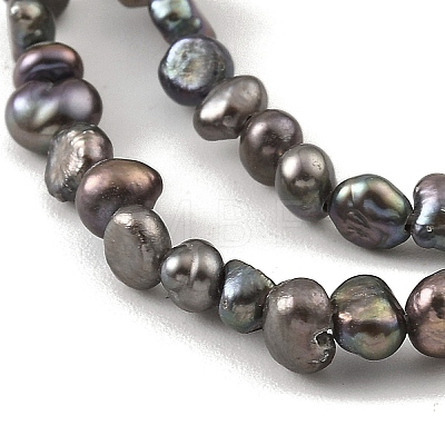 Dyed Natural Cultured Freshwater Pearl Beads Strands PEAR-A006-01B-1