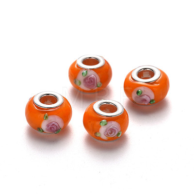 Handmade Lampwork European Beads LPDL-N001-081-B06-1