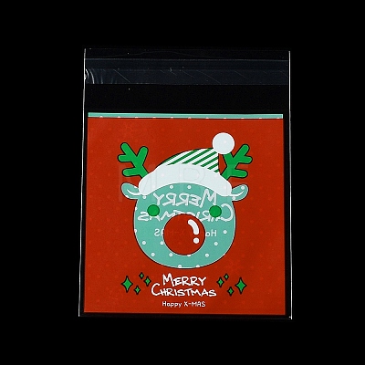 Christmas Theme Plastic Bakeware Bag OPP-Q004-04H-1