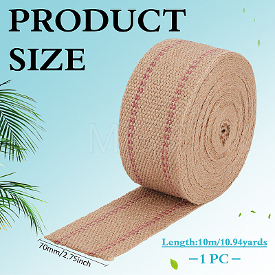 10M Jute Ribbon OCOR-WH0070-309-1