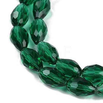 Transparent Imitation Jade Glass Beads Strands GLAA-N005-T10mm-D-1