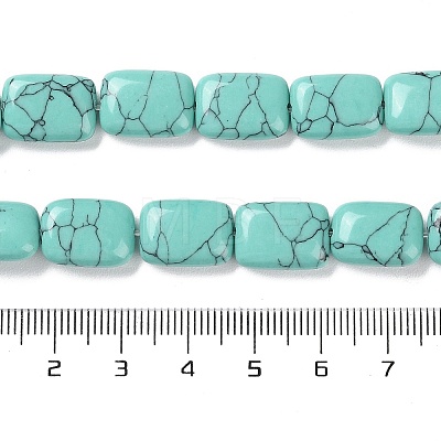 Synthetic Turquoise Beads Strands G-K357-D17-01-1