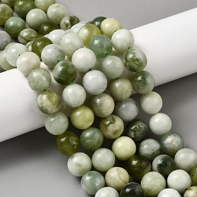 Natural New Jade Beads Strands G-K340-A01-12mm-1