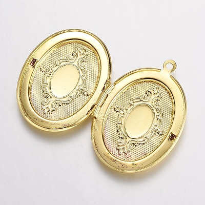 Brass Locket Pendants LS-KK-N0116-054G-1