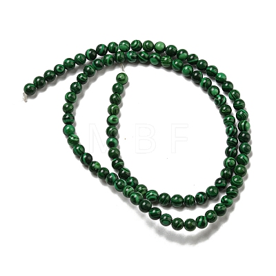 Synthetic Malachite Beads Strands G-B071-F01-01-1