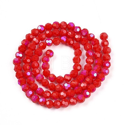 Opaque Glass Beads Strands EGLA-A035-P4mm-L03-1