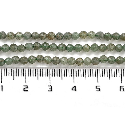 Natural Green Apatite Beads Strands G-G105-A02-02-1