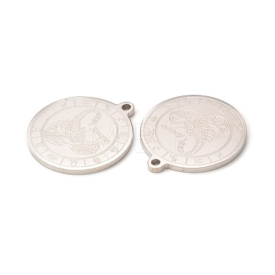 Non-Tarnish 304 Stainless Steel Pendants STAS-A074-03F-P-1