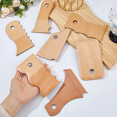 7Pcs Wood Pottery Foot Shaper Tools TOOL-DC0001-29-1