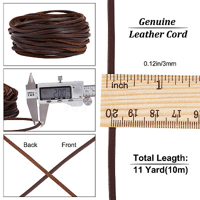 Gorgecraft Flat Leather Jewelry Cord WL-GF0001-07C-02-1