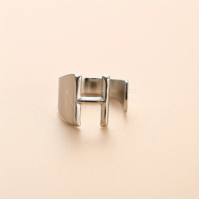 304 Stainless Steel Cuff Rings FS-WGEAFE6-16-1
