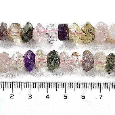 Natural Mixed Quartz Beads Strands G-D091-A04-1