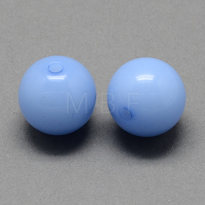 Imitation Jelly Acrylic Beads JACR-R001-8mm-03-1