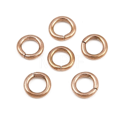 304 Stainless Steel Open Jump Rings SA-CBAF81C-01H-RG-1