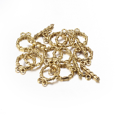 Tibetan Style Alloy Toggle Clasps LS-GLF10797Y-1