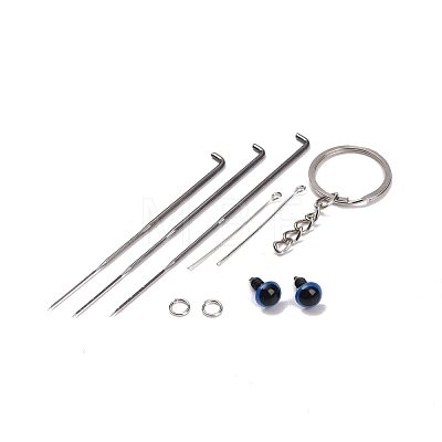 Penguin Keychain Needle Felting Kit DIY-I094-07-1
