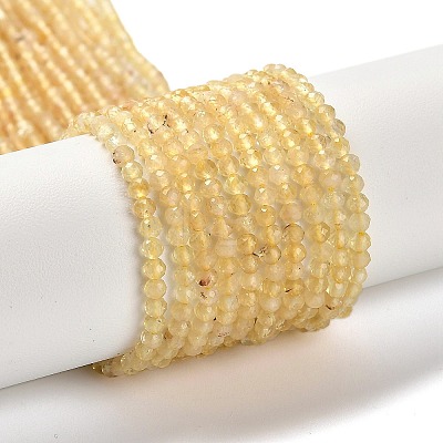 Natural Citrine Beads Strands G-Z074-A03-01-1