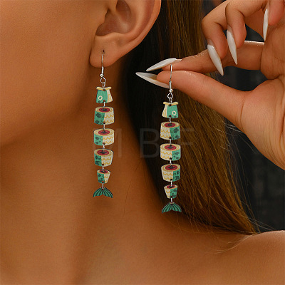 Fish Acrylic Dangle Earrings FS-WGCFB0F-01-1