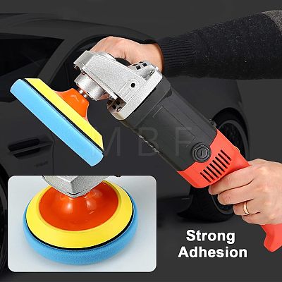 SUPERFINDINGS 2Pcs Plastic Flexible Edge Polishing Buffing Hook and Loop Backing Pad FIND-FH0004-46-1