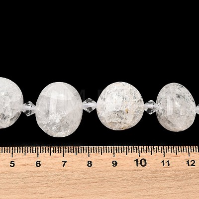 Natural Crackle Quartz Beads Strands G-H312-B01-1