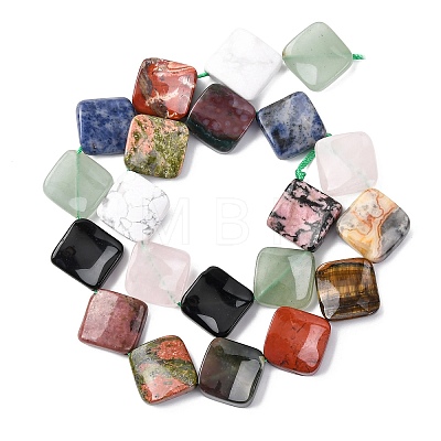 Natural Mixed Gemstone Beads Strands G-H340-01-1