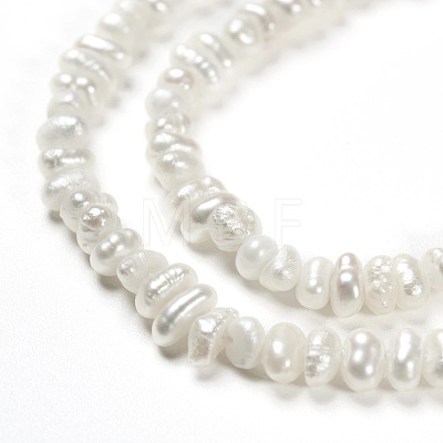 Grade AA Natural Cultured Freshwater Pearl Beads Strands PEAR-R065-25-1