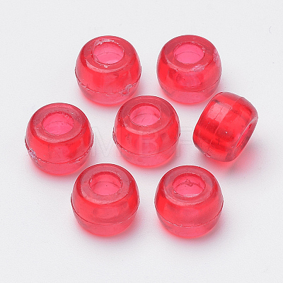 Transparent Plastic Beads X-MACR-S272-19-1