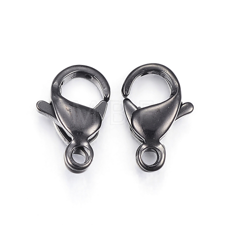 304 Stainless Steel Lobster Claw Clasps STAS-H353-D-02B-1