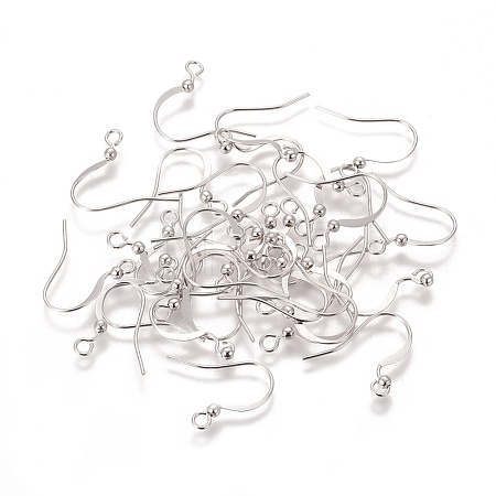 Brass French Earring Hooks KK-Q369-P-1