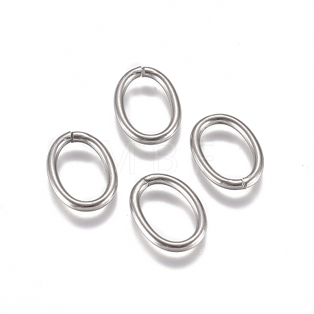 Non-Tarnish 304 Stainless Steel Open Jump Rings X-STAS-L234-144D-1