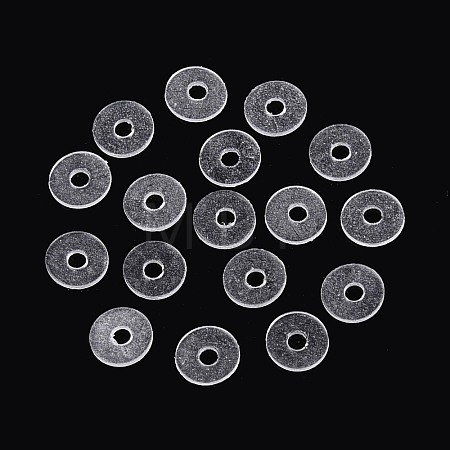 50Pcs Transparent PVC Insulating Gaskets PVC-T006-4mm-01-1