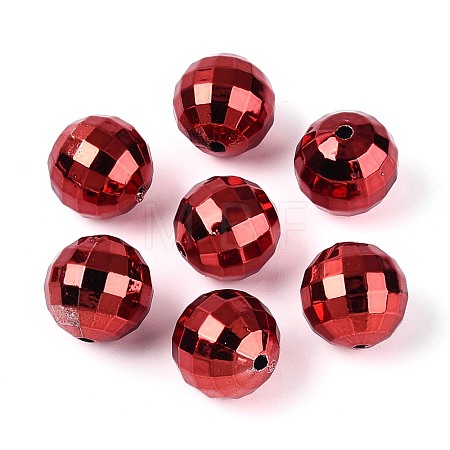 Plating Acrylic Beads PACR-TAC0005-04F-1