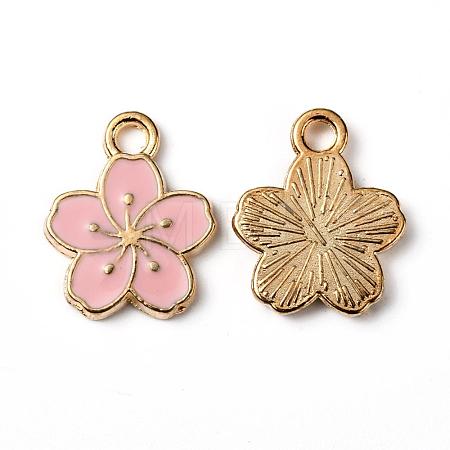 Alloy Enamel Charms ENAM-S121-121B-1