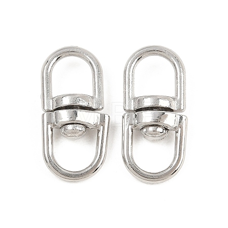 Alloy Double Eye Swivel Clasps FIND-C091-01P-1