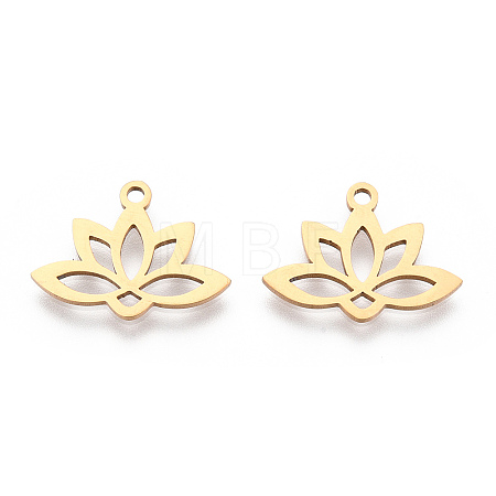 201 Stainless Steel Pendants STAS-N090-JA698-G-1