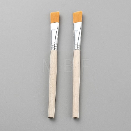 Nylon Paint Brushes with Wood Handle AJEW-WH20048-51-1