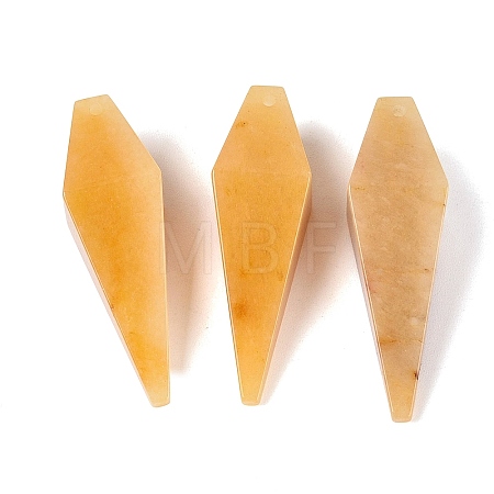 Natural Topaz Jade Pendants G-N362-22E-1