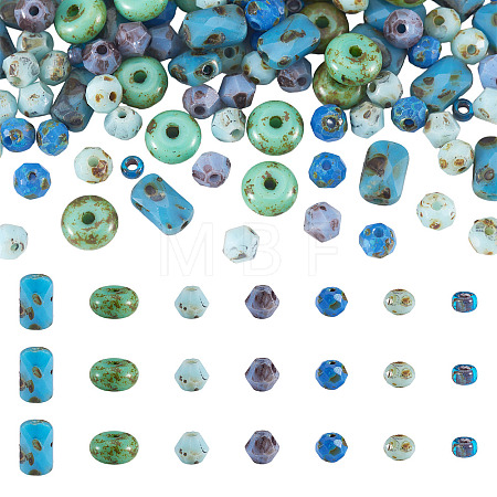140Pcs 7 Styles Glass Seed Beads Sets SEED-TAD0001-02A-1
